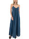 Καλοκαιρινό Maxi Φόρεμα Μπλε (BLUE)
