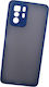 Naxius Rubber Frame Umschlag Rückseite Blau (Po...