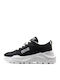 Herren Chunky Sneakers White-Black