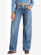 Women's Jean Trousers in Loose Fit Dark Indigo