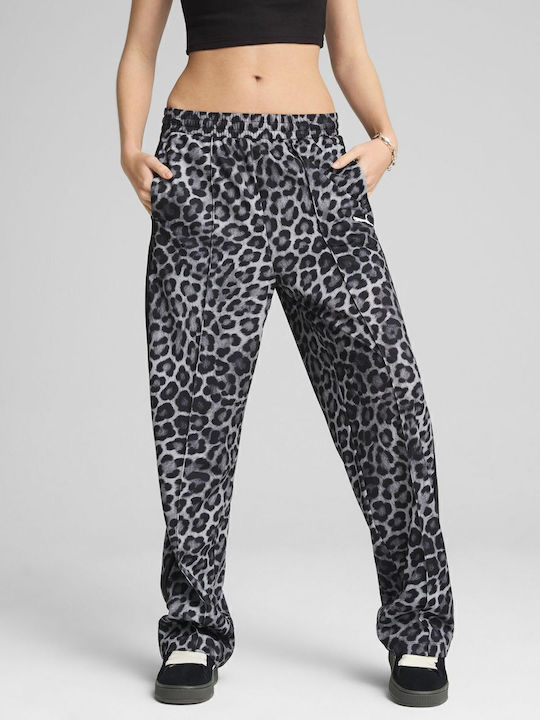 Puma Women's T7 Leo Luxe Aop Straight Pants Op ...