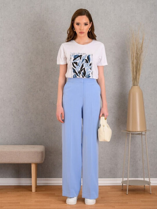 Women's Fabric Trousers Ciel