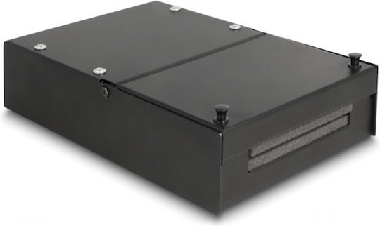 Delock Anschlussdose 4 Ports 66235 Keystone-Module Schwarz