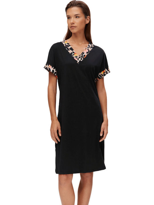 Minerva Summer Women's Nightdress Black