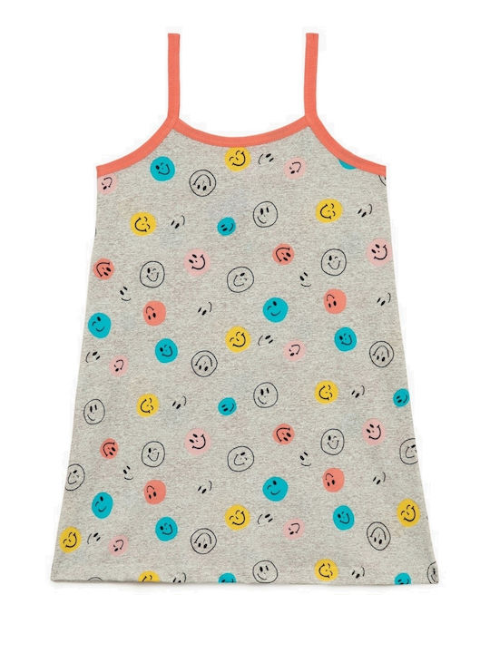 Minerva Παιδικό Νυχτικό Καλοκαιρινό Beige, Multi Prints