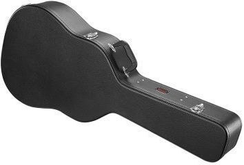 Vevor Waterproof Suitcase Acoustic Guitar Padded Black