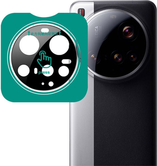 Camera Protection Tempered Glass Black for the Xiaomi 15 Ultra 5G