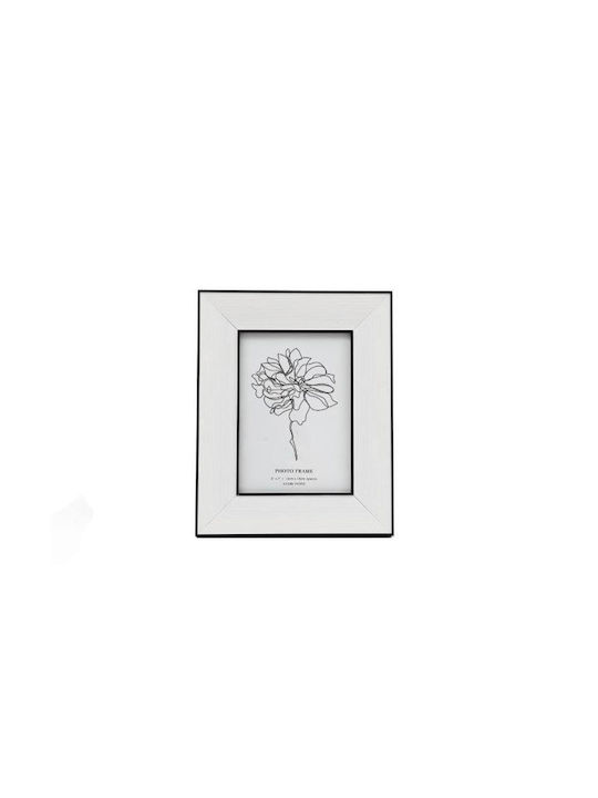 Atmosphera Plastic Photo Frame with White Frame