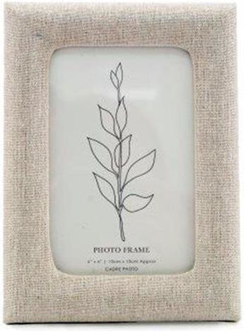 Atmosphera Plastic Picture Frame with Beige Frame