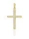 Metrongold Damen Gold Kreuz 18K