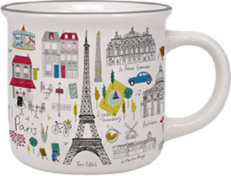 Kiub Mug from Porcelain White 420ml