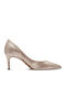 Pumps mit mittelhohem Absatz Champagne