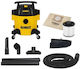 DEWALT Σκούπα Υγρών / Στερεών 1150W με Πλαστικό Κάδο 23lt Κίτρινη