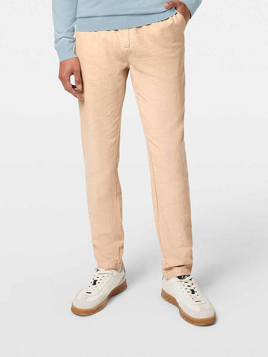 Warren Hose in Geradem Schnitt Camel