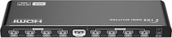 Lenkeng HDMI-Splitter 2.0 4k60hz Skaler 1x8 Lkv318hdr-v3.0