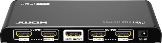 Lenkeng HDMI Сплитер 2.0 4k60hz Скейлър 1x4 Lkv314hdr-v3.0