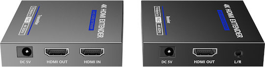 Lenkeng Удължител HDMI През Ethernet 70м 4K Poc Ir Loop Lkv565p