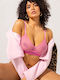 Balconette Candy Pink Σουτιέν με Ελαφριά Ενίσχυση χωρίς Μπανέλες