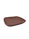 InTheBox Aluminum Decorative Platter Orange 27x27x5cm