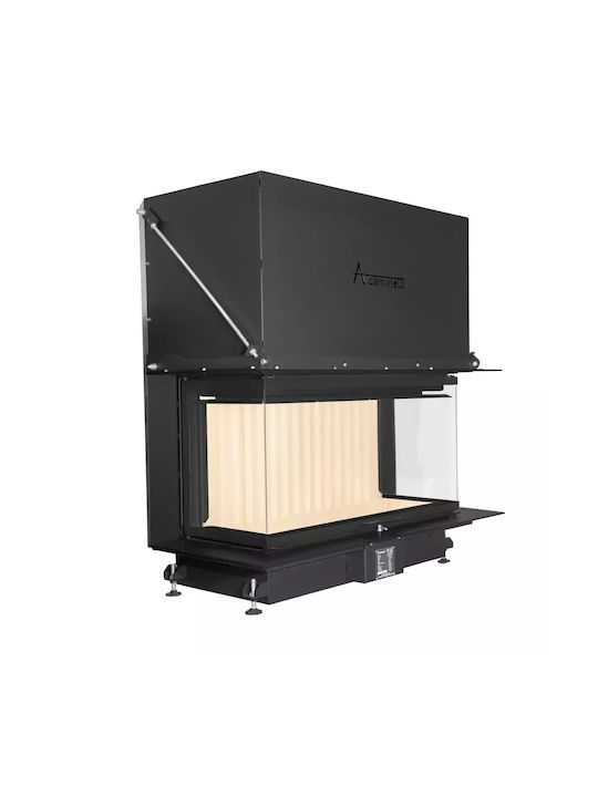 A. Caminetti Aminetti Crystal 110 MAX Kaminofen Holz 18kW Dreiseitige mit Schranktüren A. Caminetti Aminetti Crystal 110 MAX Kaminofen Holz 18kW Dreiseitige mit Schranktüren