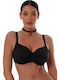 Bikinioberteile F Cup Schwarz