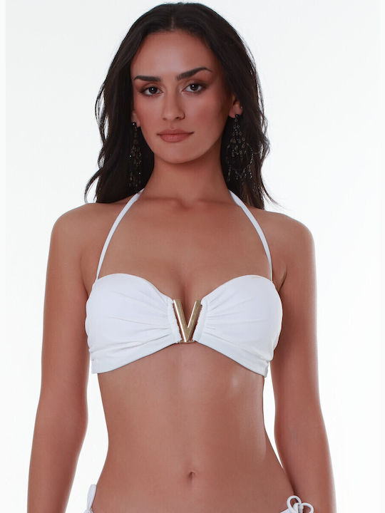 Bluepoint Strapless Bikini Top B Cup Λευκο