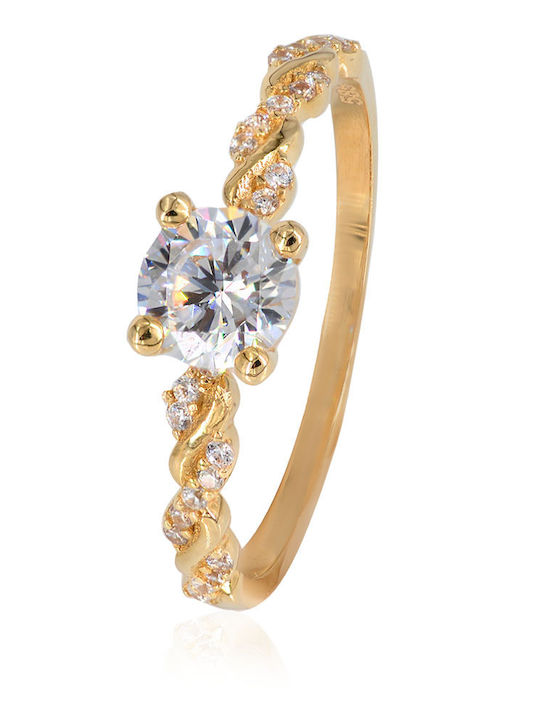 Tasoulis Jewellery Collection Μονόπετρο από Χρυσό 14K Tasoulis Jewellery Collection Μονόπετρο από Χρυσό 14K