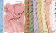 Tifon de bumbac șifonat 90cm X 3m 0501371 Albastru Deschis
