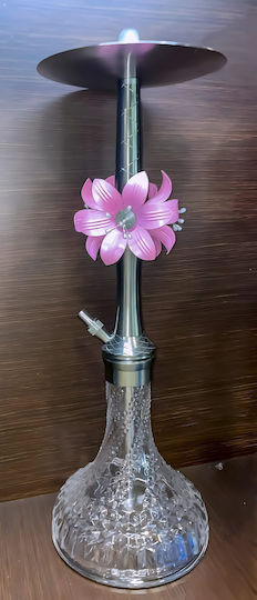 Floral Ναργιλές Einzeln Pink 65cm