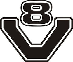 Αυτοκόλλητο V8