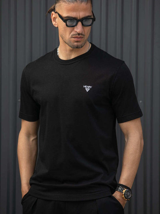 Henry Clothing T-shirt Μαυρο