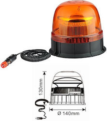 Agroequip Φάρος Αυτοκινήτου LED 14cm με Πορτοκαλί Φωτισμό