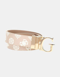 Guess Δερμάτινη Γυναικεία Ζώνη Ροζ Guess Δερμάτινη Γυναικεία Ζώνη Ροζ