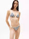 Bikini Slip Cu Dantelă Albastru Marin