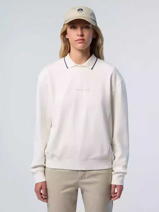 North Sails Long Women's Sweatshirt White