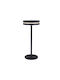 Kelu Artu Duo Solar USB Rechargeable Decorative Table Lamp 150lm 4000mAh Black