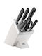 Zwilling J.A. Henckels Four Star Комплект Ножове с Основа от Неръждаема Стомана Бял 7 Бройки