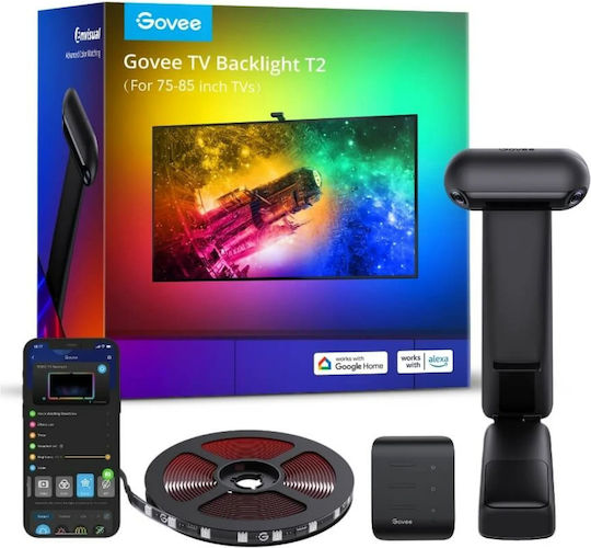Govee Tv Backlight Envisual T2 Dual Cameras 75-85 Inch Uk