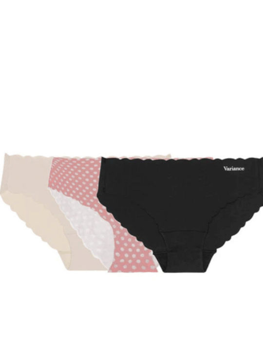 Variance Γυναικεία Slip 3Pack χωρίς Ραφές