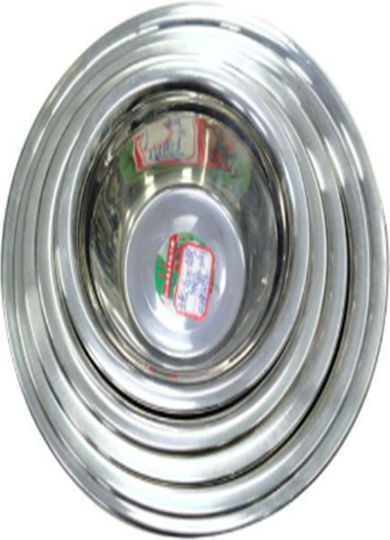 Σαλατιέρα Inox Ασημί