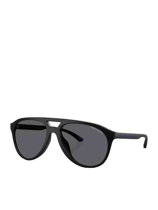 Armani Exchange Мъжки Слънчеви Очила с Черна Пл...