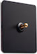Luxtoggle Metal Switch Vichema 1 Gang 2 Way 10a Black Gold