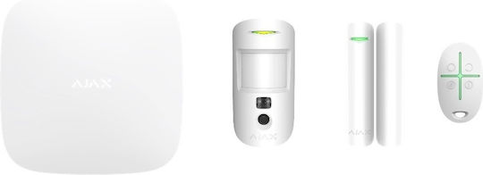 Ajax Tcp-ip/gsm Alarm Hub2 White Starter Kit