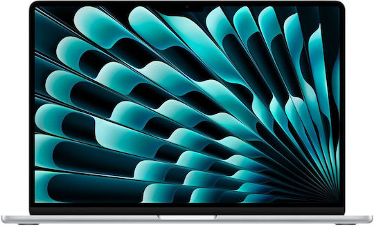 Apple MacBook Air 15.3" IPS Retina Display (M4-10-Core/16GB/256GB SSD/10-Core GPU) με Φορτιστή 35W (Dual Port) Silver (International English Keyboard)