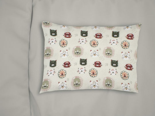 Dimcol Față de pernă pentru copii din bumbac 100% 50x70cm Light Olive