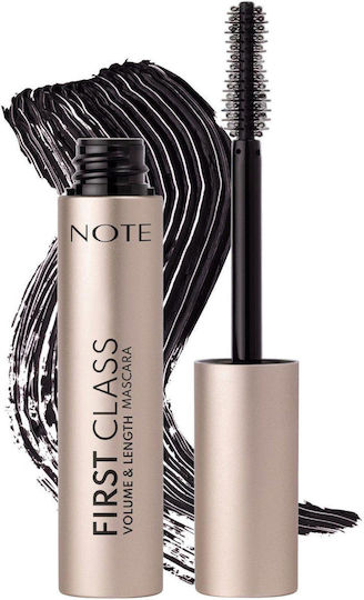 Note First Class Volume & Length Mascara Μαύρο 12ml