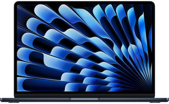 Apple MacBook Air 13.6" IPS Retina Display (M4-10-Core/16GB/256GB SSD/8-Core GPU) με Φορτιστή 30W Midnight (US Keyboard)