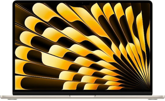 Apple MacBook Air 15.3" IPS Retina Display (M4-10-Core/24GB/512GB SSD/10-Core GPU) με Φορτιστή 35W (Dual Port) Starlight (US Keyboard)