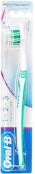 Periuță de dinți Oral-b 1 2 3 Classic Care Medie