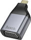 Hoco Converter USB-C male to VGA female Gray 1pcs OMX-6942007645591